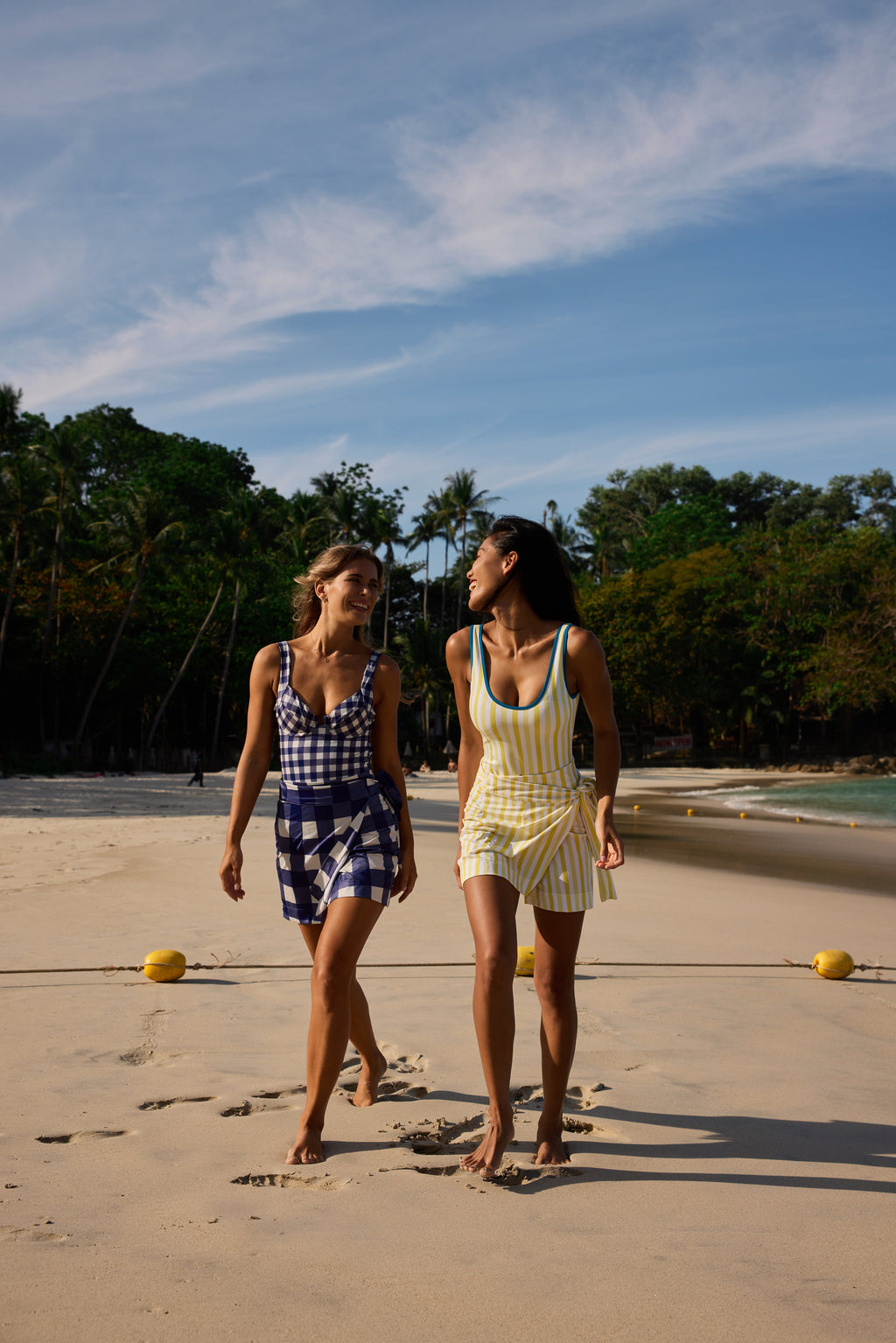 Navy Gingham Tula Swimsuit