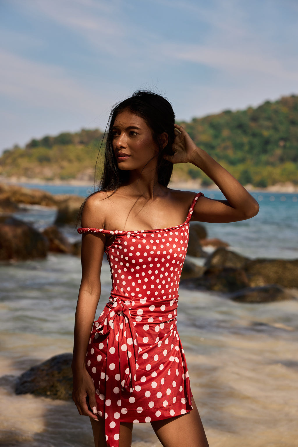 Red Polka Mira Swimsuit