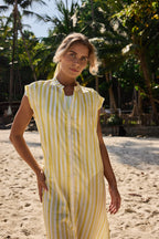 Yellow Stripe Bella Dress