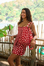 Red Polka Tote Bag