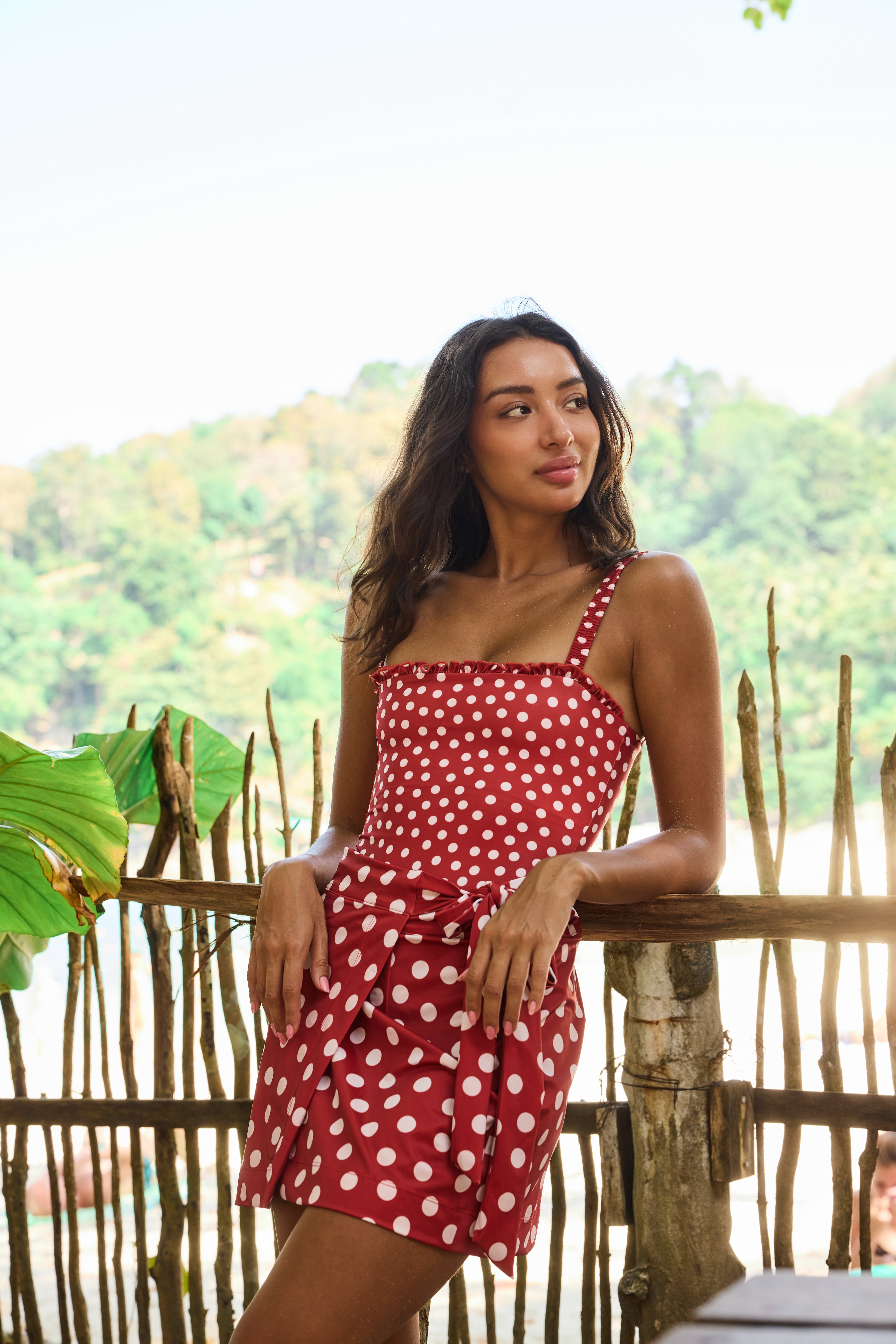 Red Polka Rio Swimsuit