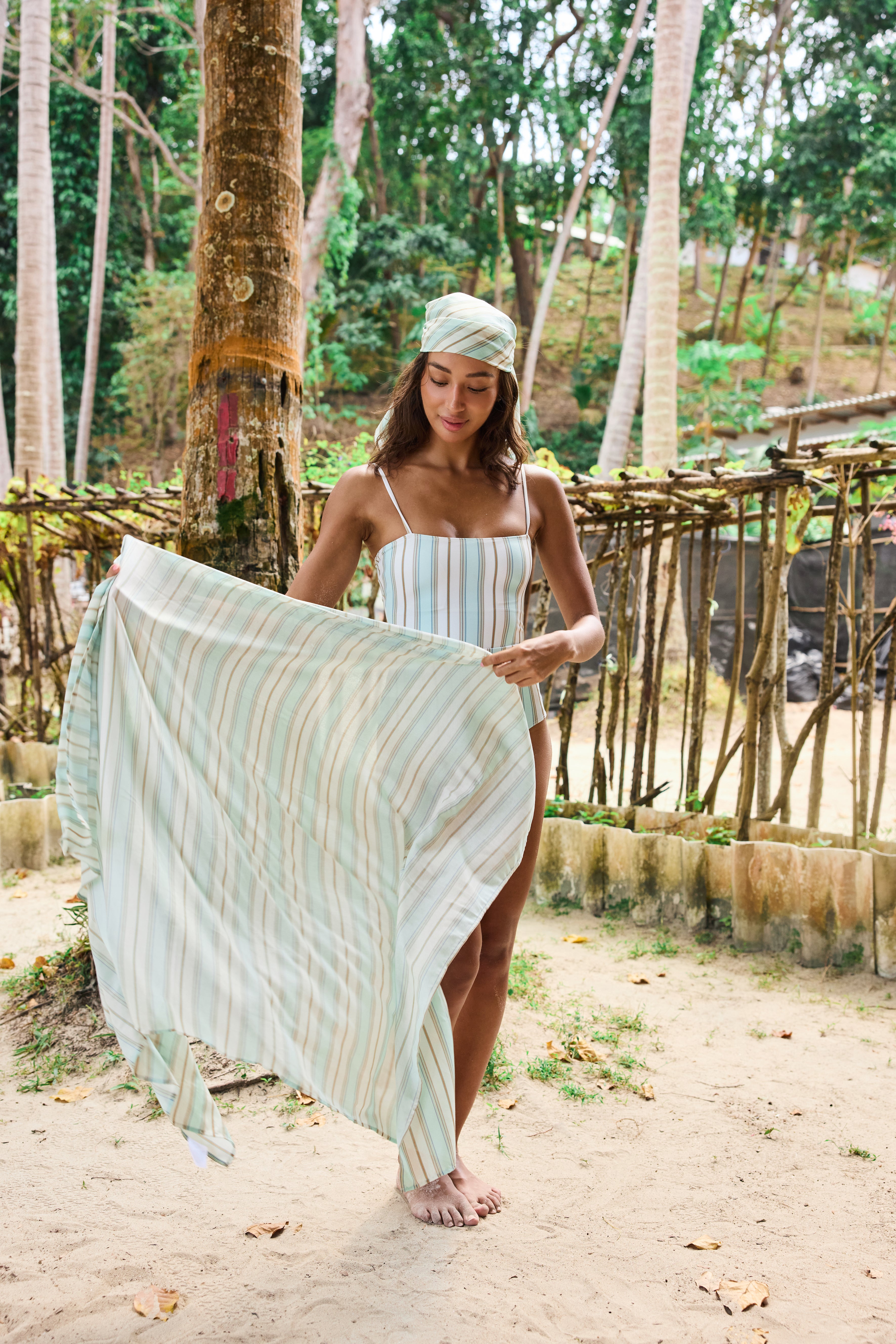 Capri Stripe Sarong
