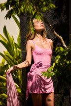 Pink Paisley Cabana Skirt