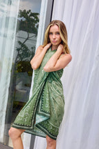 Sage Paisley Sarong