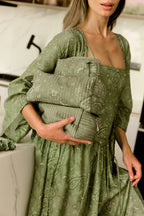 Sage Paisley Toiletry Set