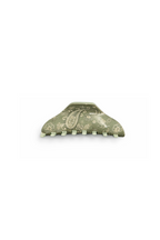 Sage Paisley Maxi Claw Clip