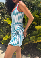 Stripe Cabana Skirt