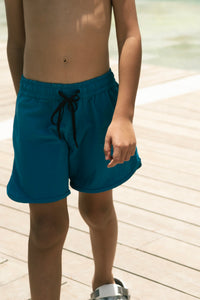 Boys Teal Swim Shorts hover