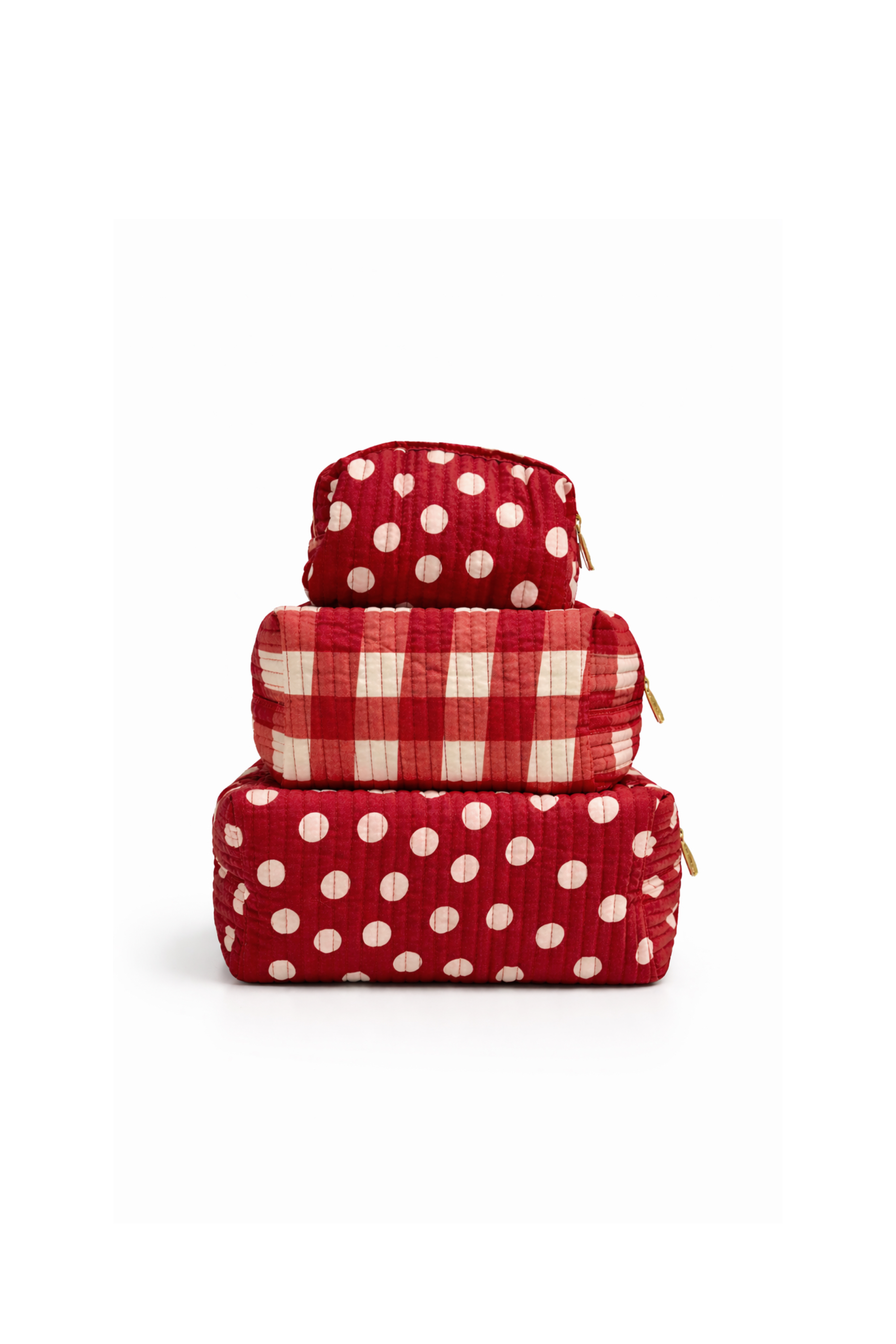 Red Polka Toiletry Set