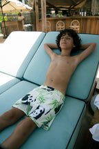Boys Panda Swim Shorts
