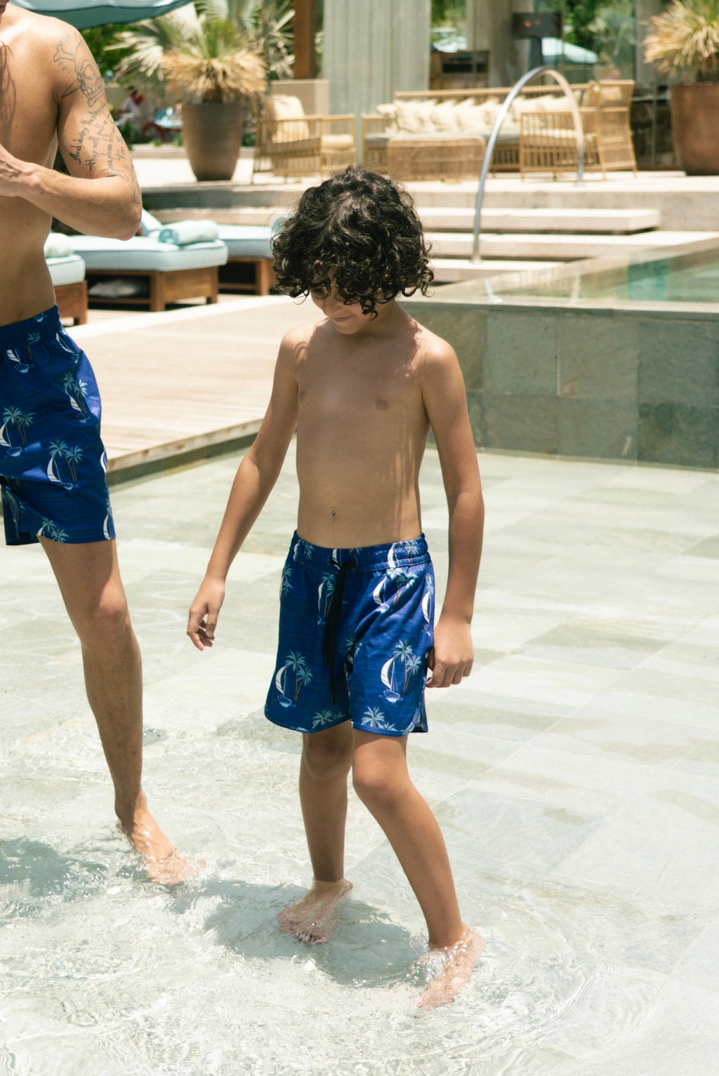 Boys Sail Away Swim Shorts