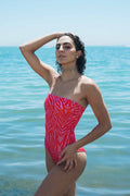 Cane Strapless Swimsuit