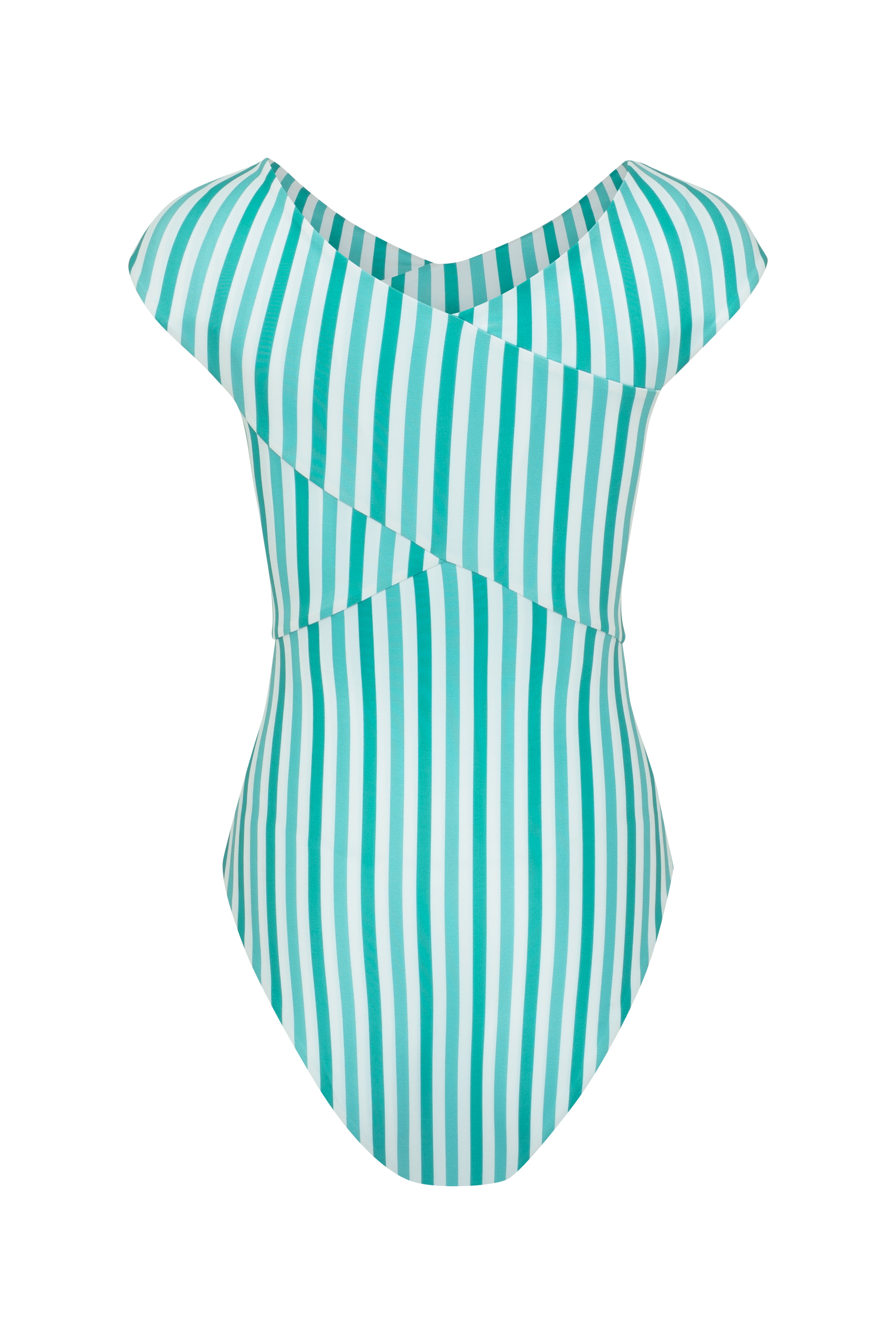 Stripe Mod Swimsuit