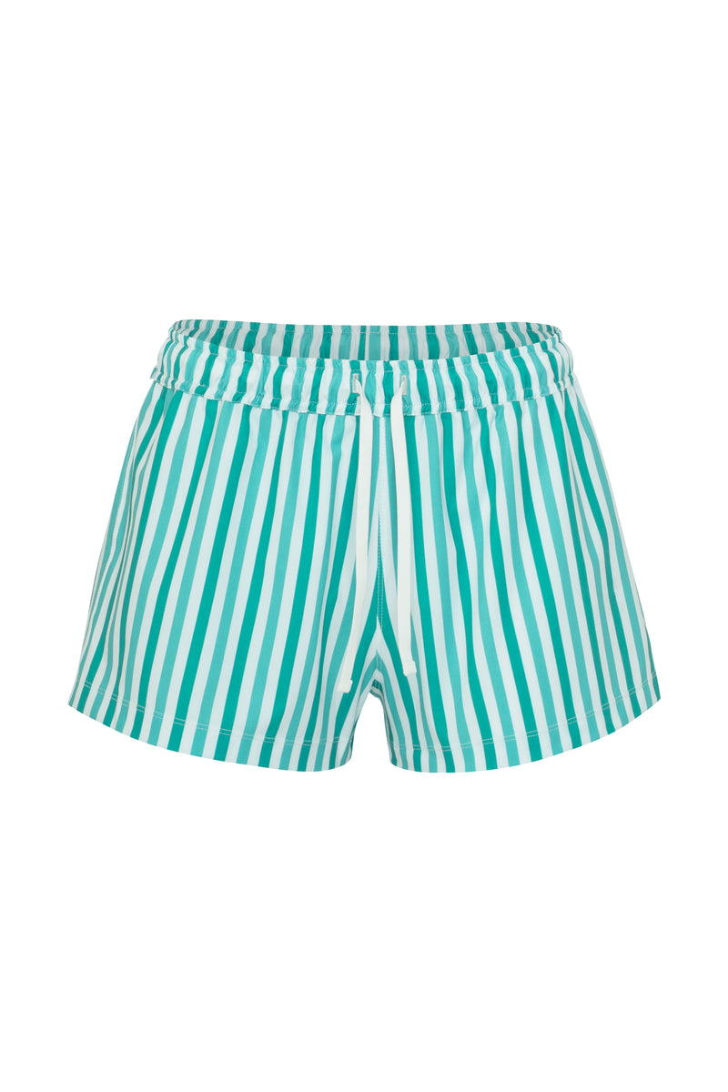 Stripe Low Rise Swim Shorts