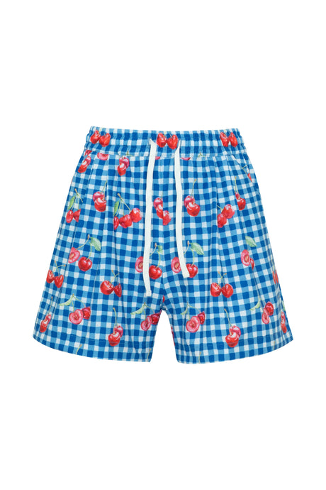 Cherry High Waisted Shorts
