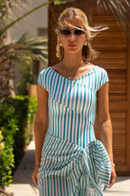 Stripe Mod Swimsuit
