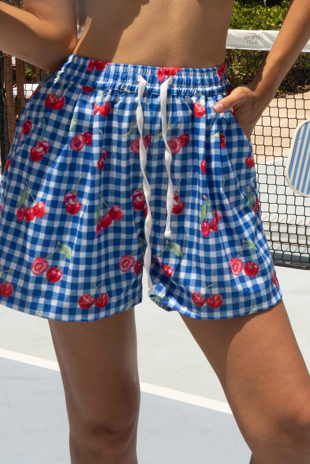 Cherry High Waisted Shorts