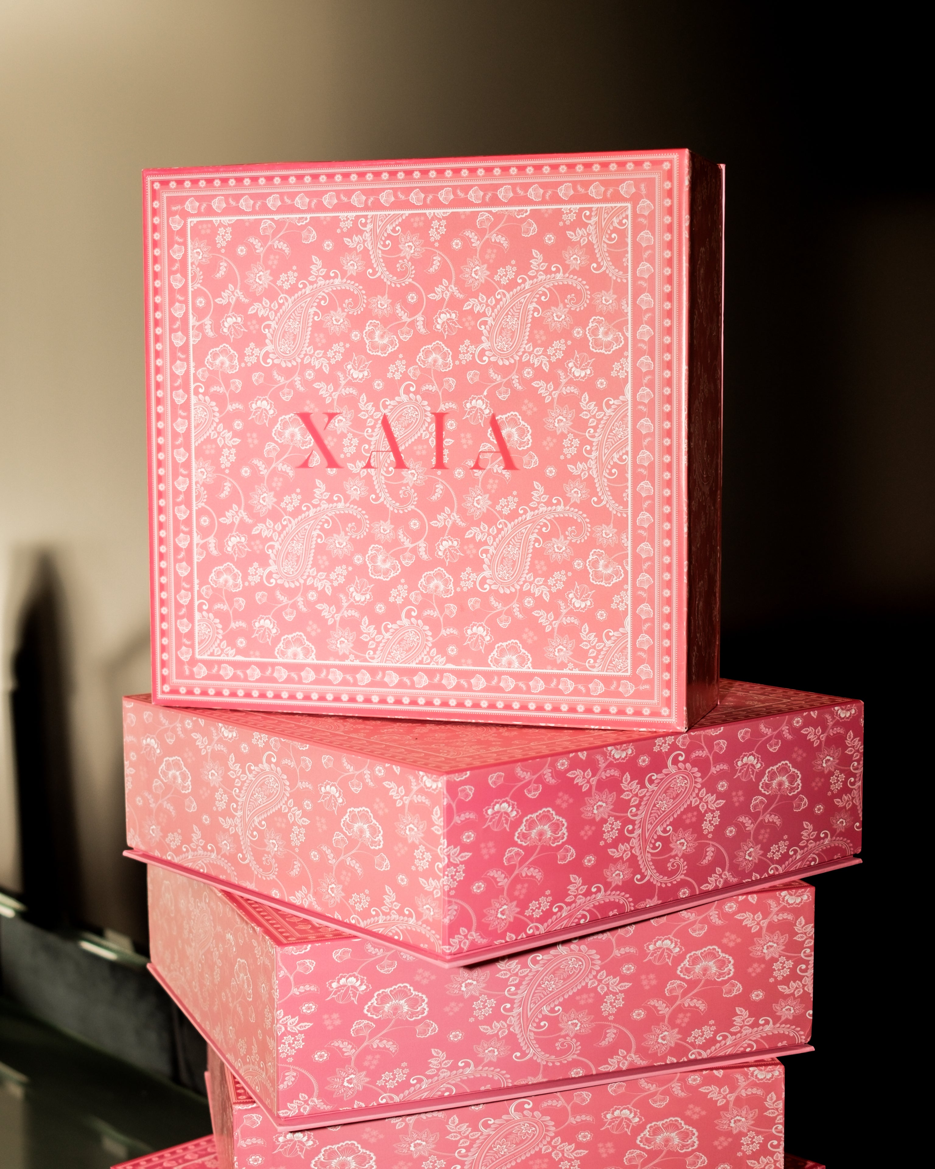 Gift Box Pink Paisley