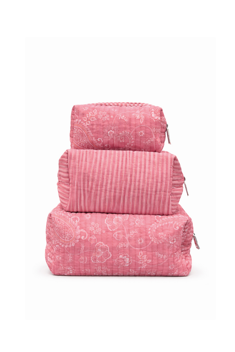 Pink Paisley Toiletry Set