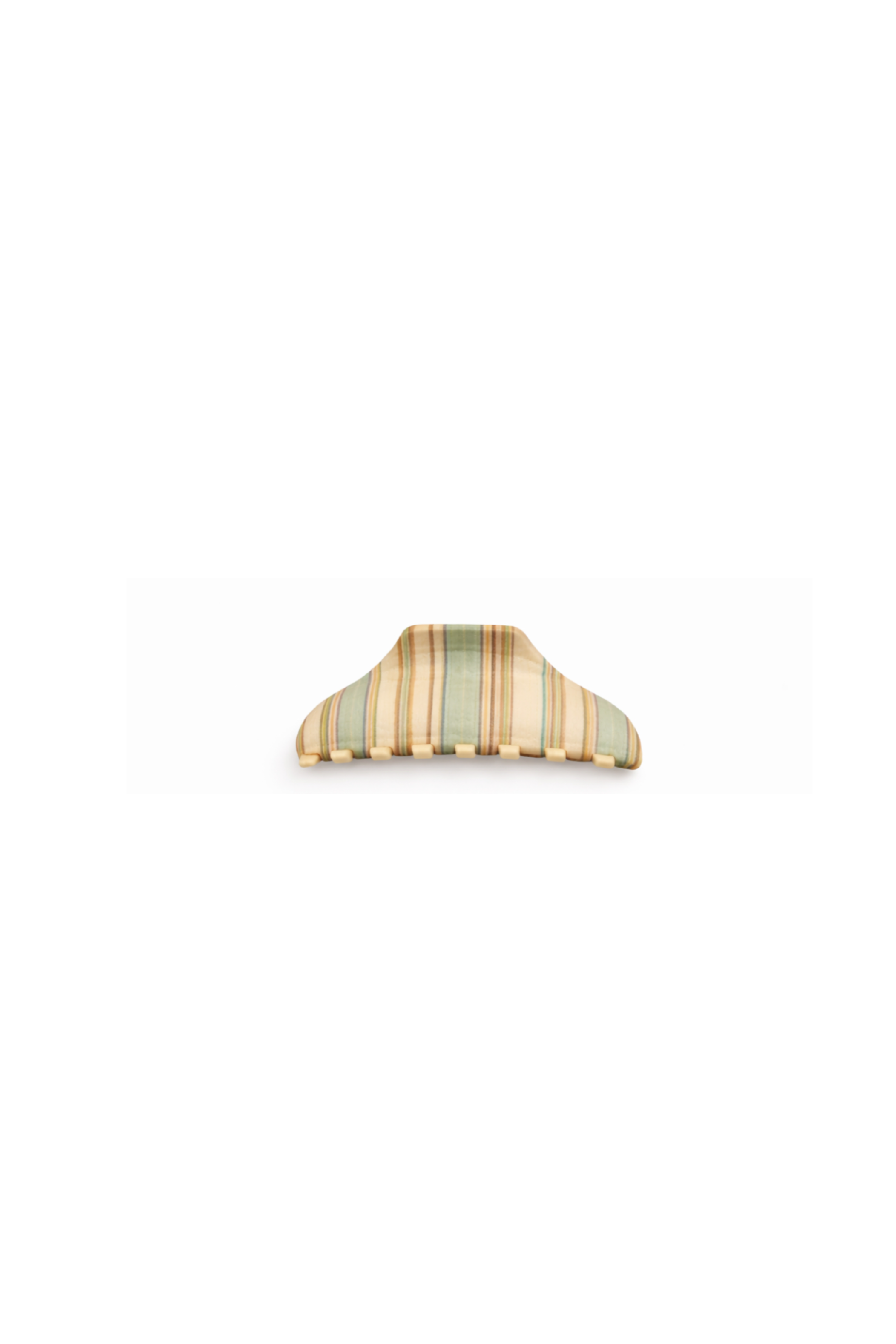 Capri Stripe Midi Claw Clip