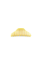 Yellow Stripe Maxi Claw Clip