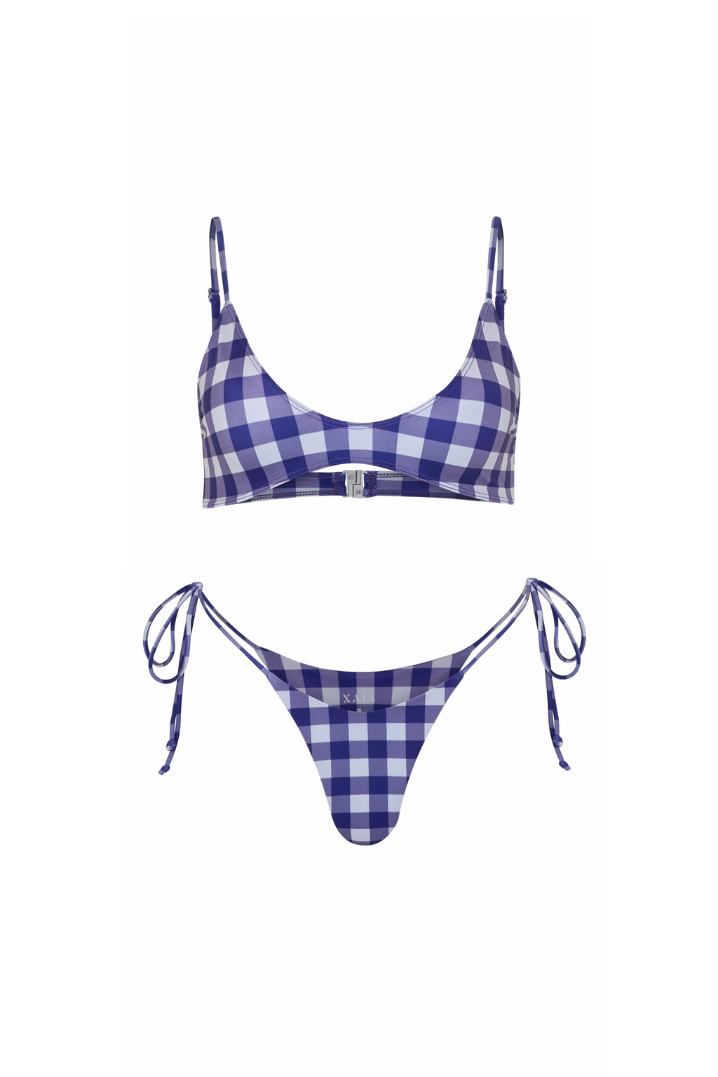 Lea Navy Gingham Bikini