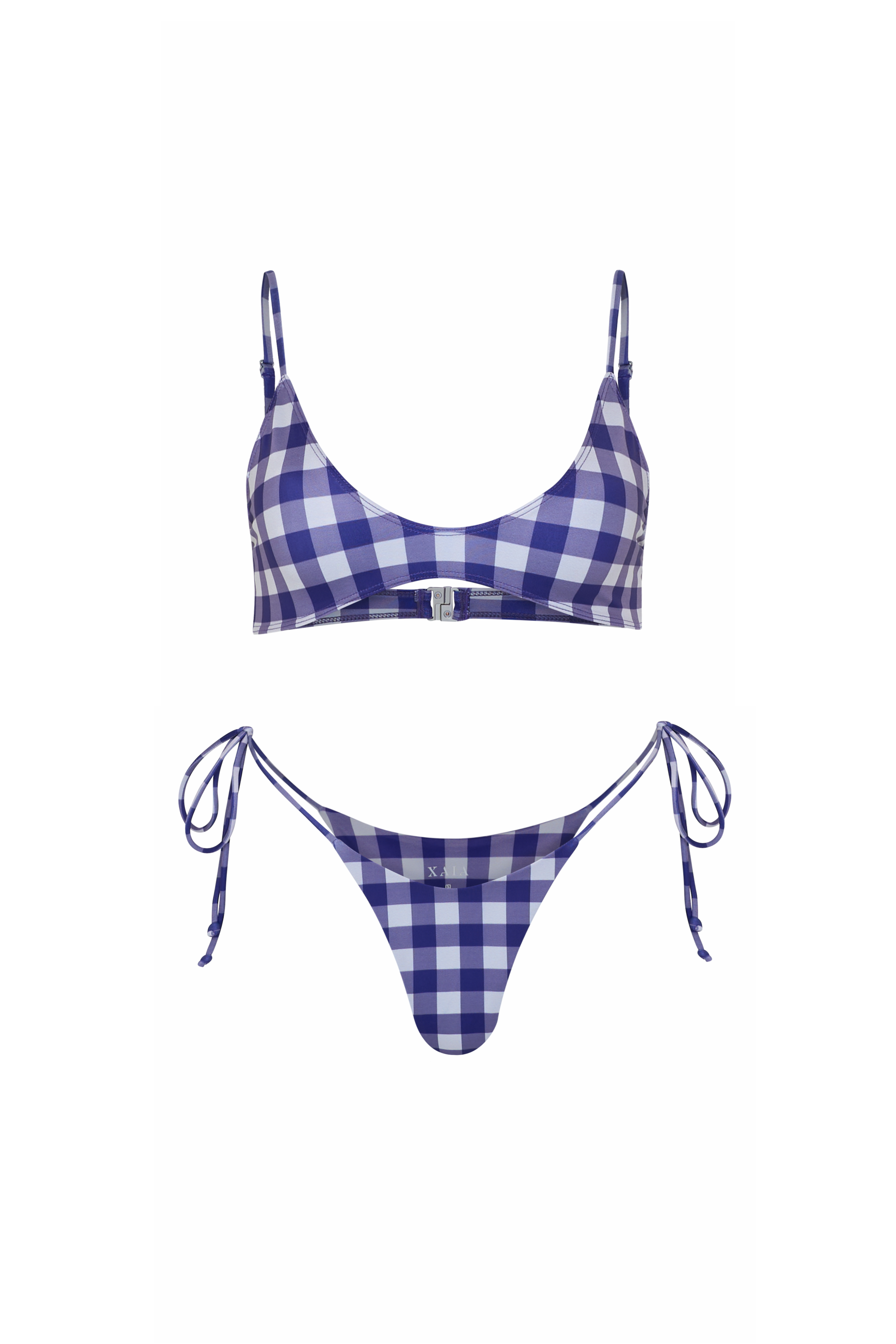 Lea Navy Gingham Bikini