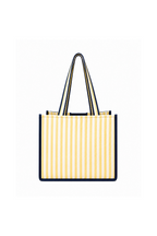 Yellow Stripe Tote Bag