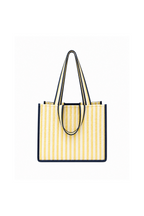 Yellow Stripe Tote Bag