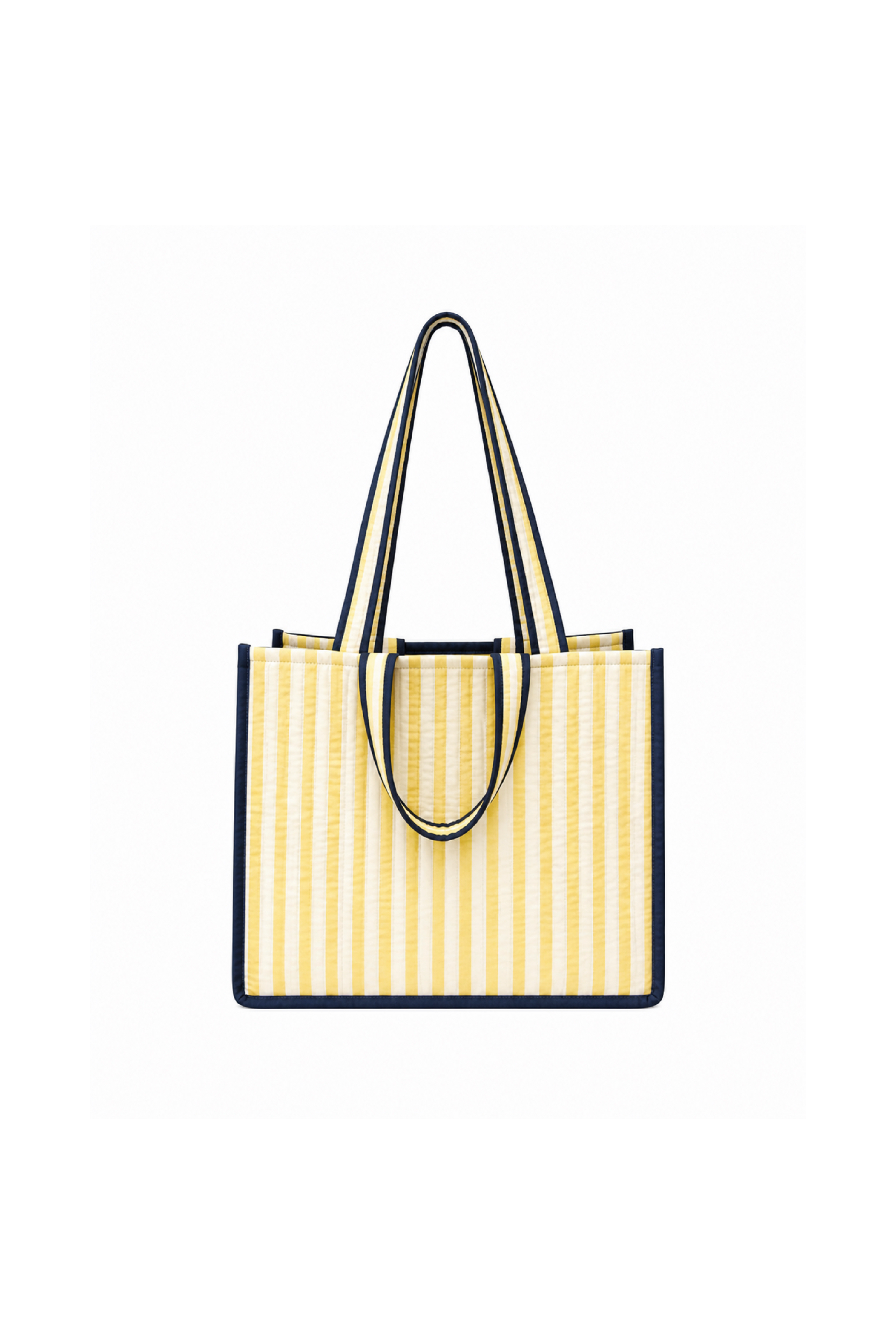 Yellow Stripe Tote Bag