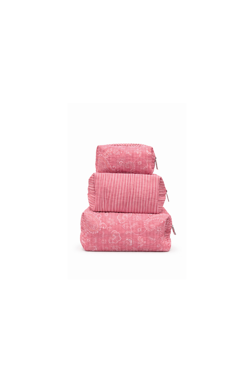 Pink Paisley Toiletry Set