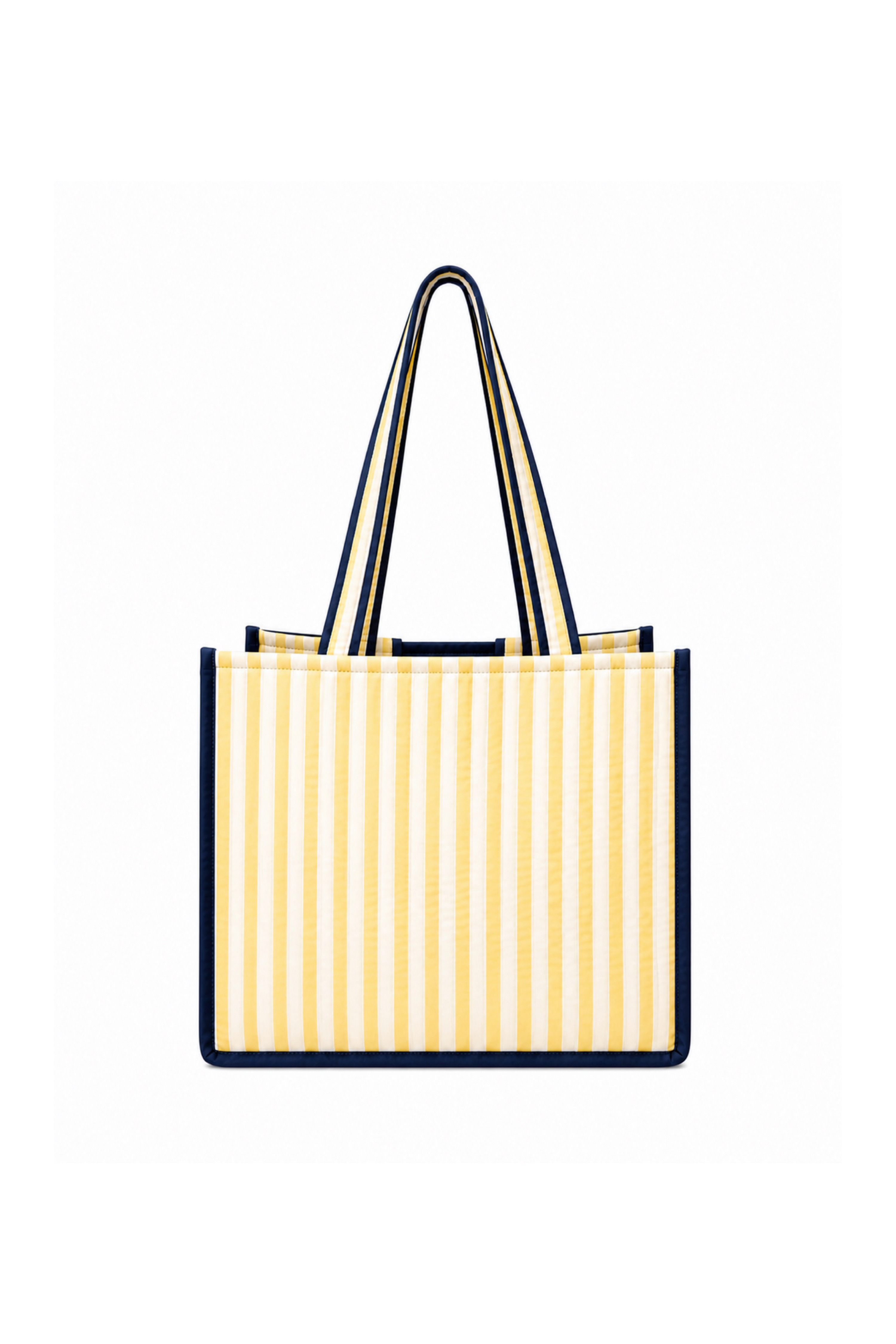 Yellow Stripe Tote Bag