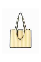 Yellow Stripe Tote Bag