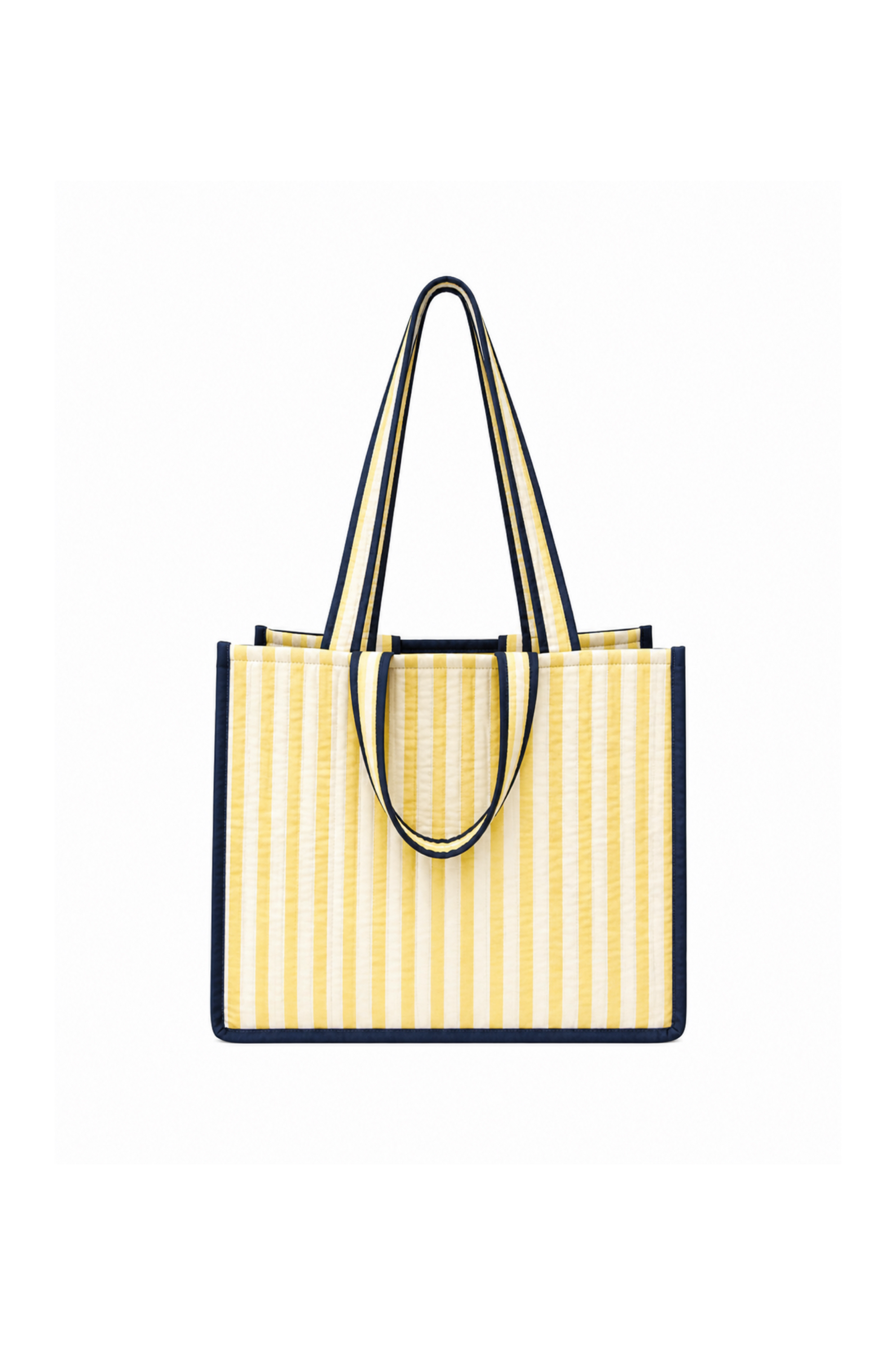 Yellow Stripe Tote Bag