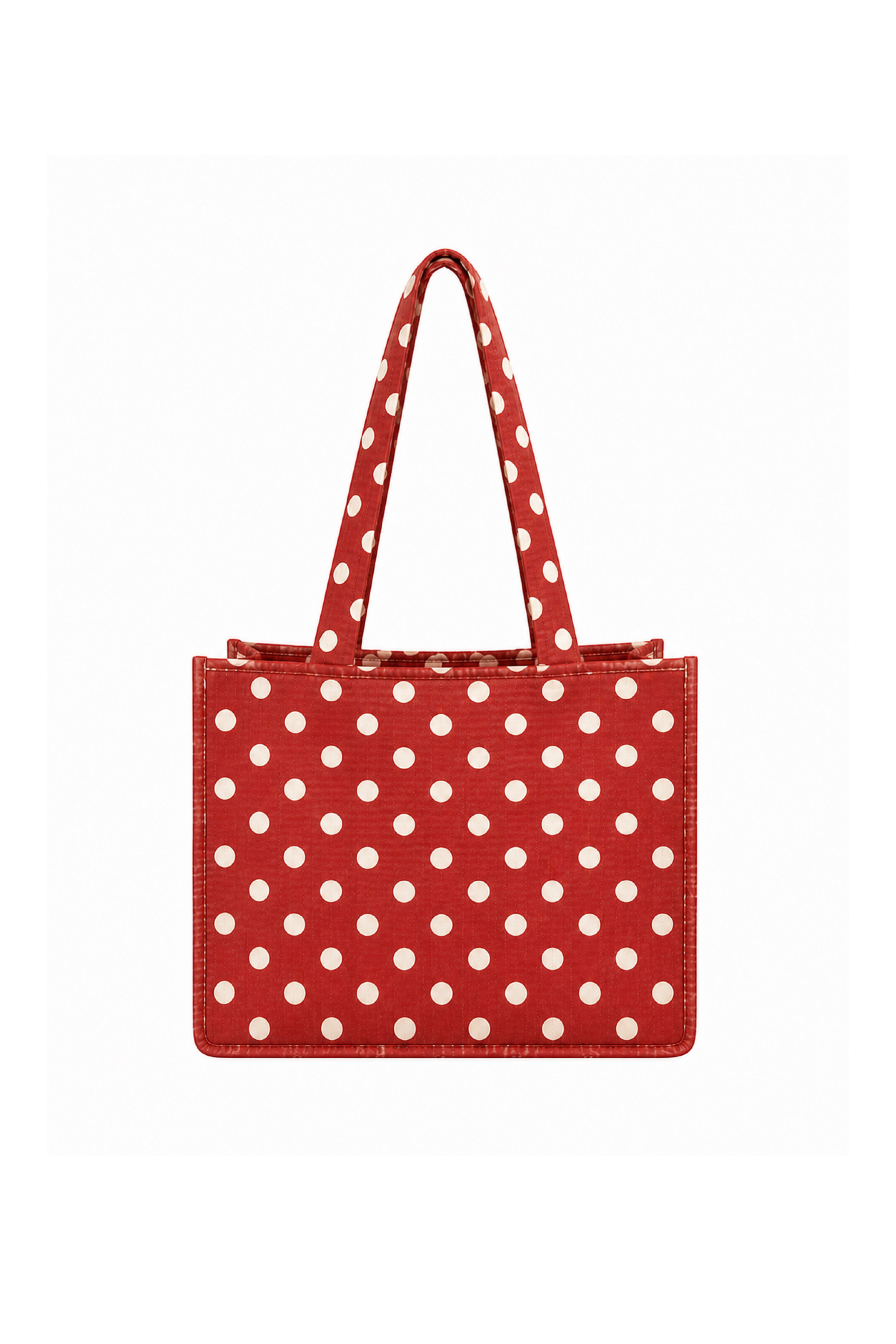 Red Polka Tote Bag