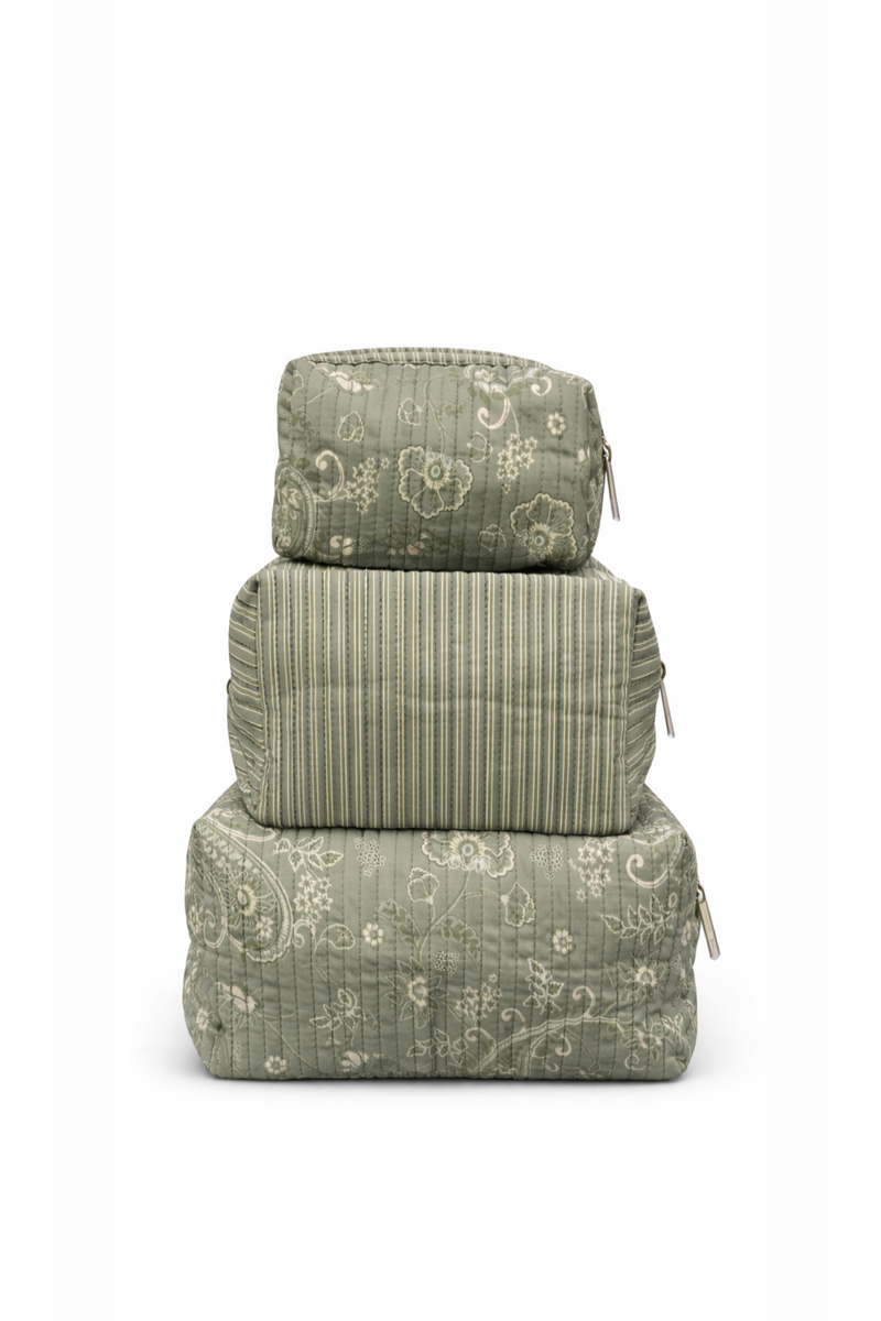 Sage Paisley Toiletry Set