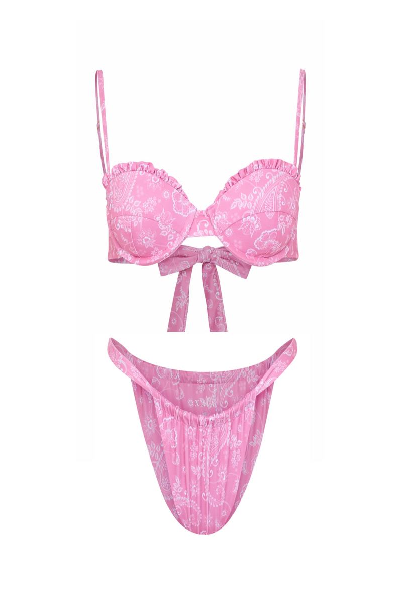 Pink Paisley Cora Bikini