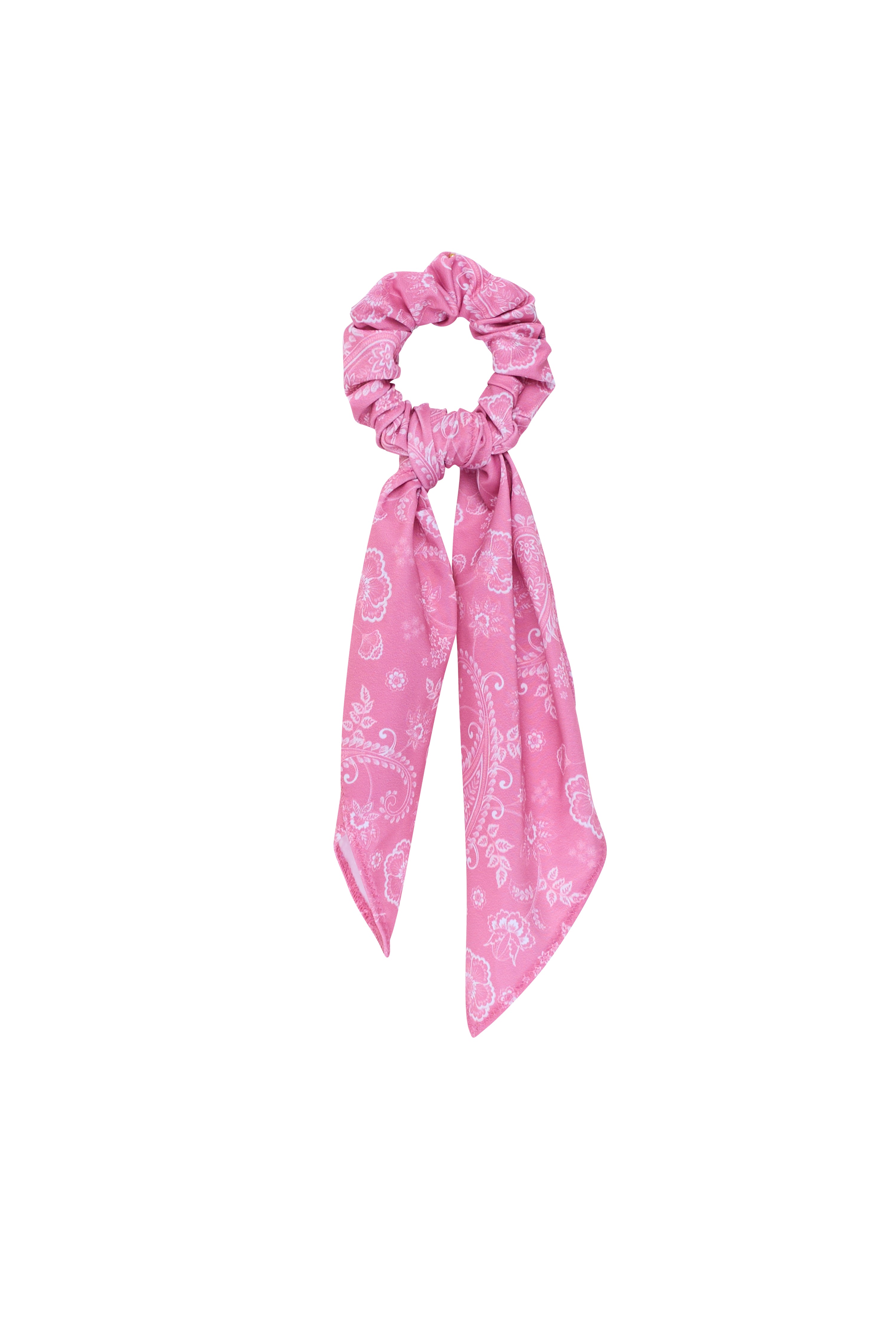 Pink Paisley Hair Tie