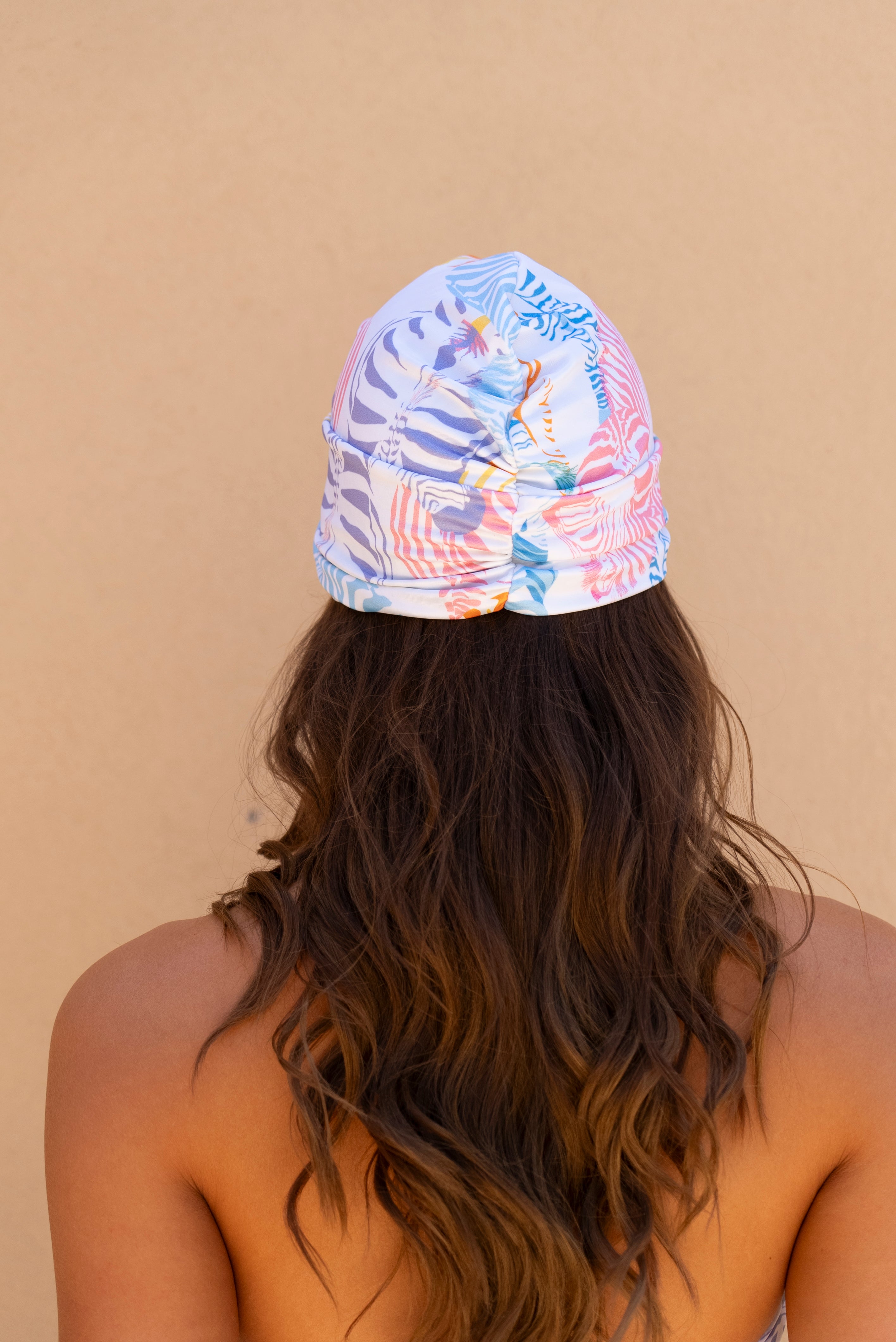 Zebra Swim Turban