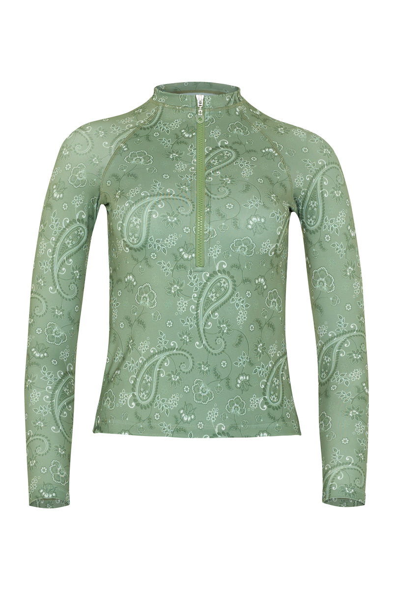 Sage Paisley Rashguard