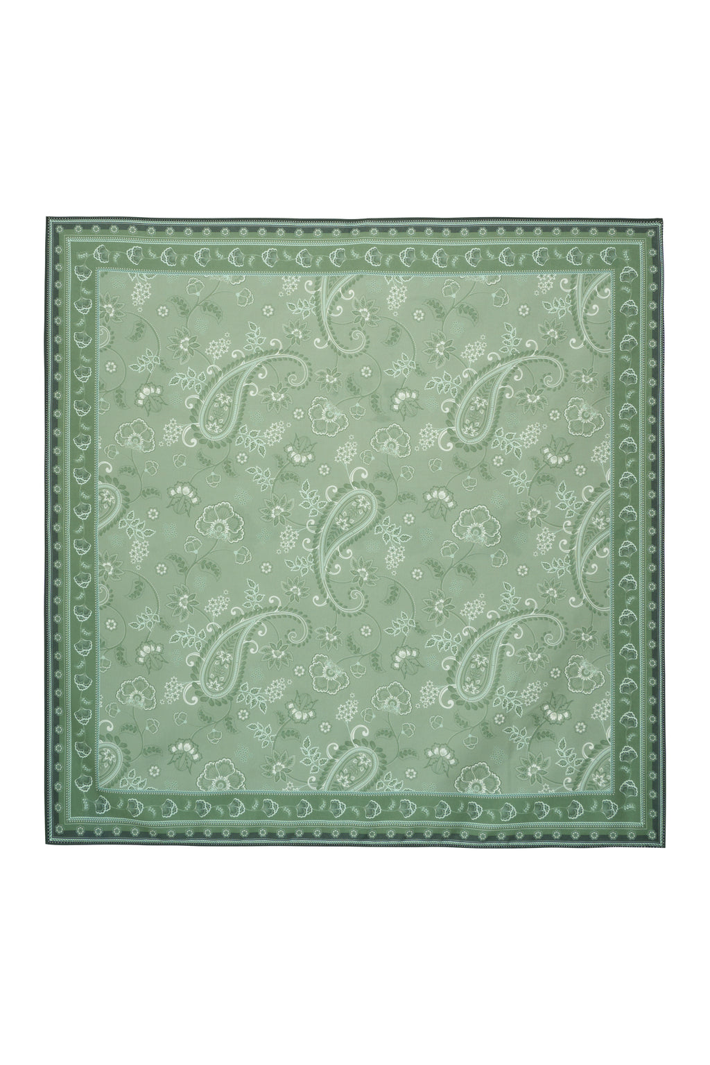 Sage Paisley Scarf