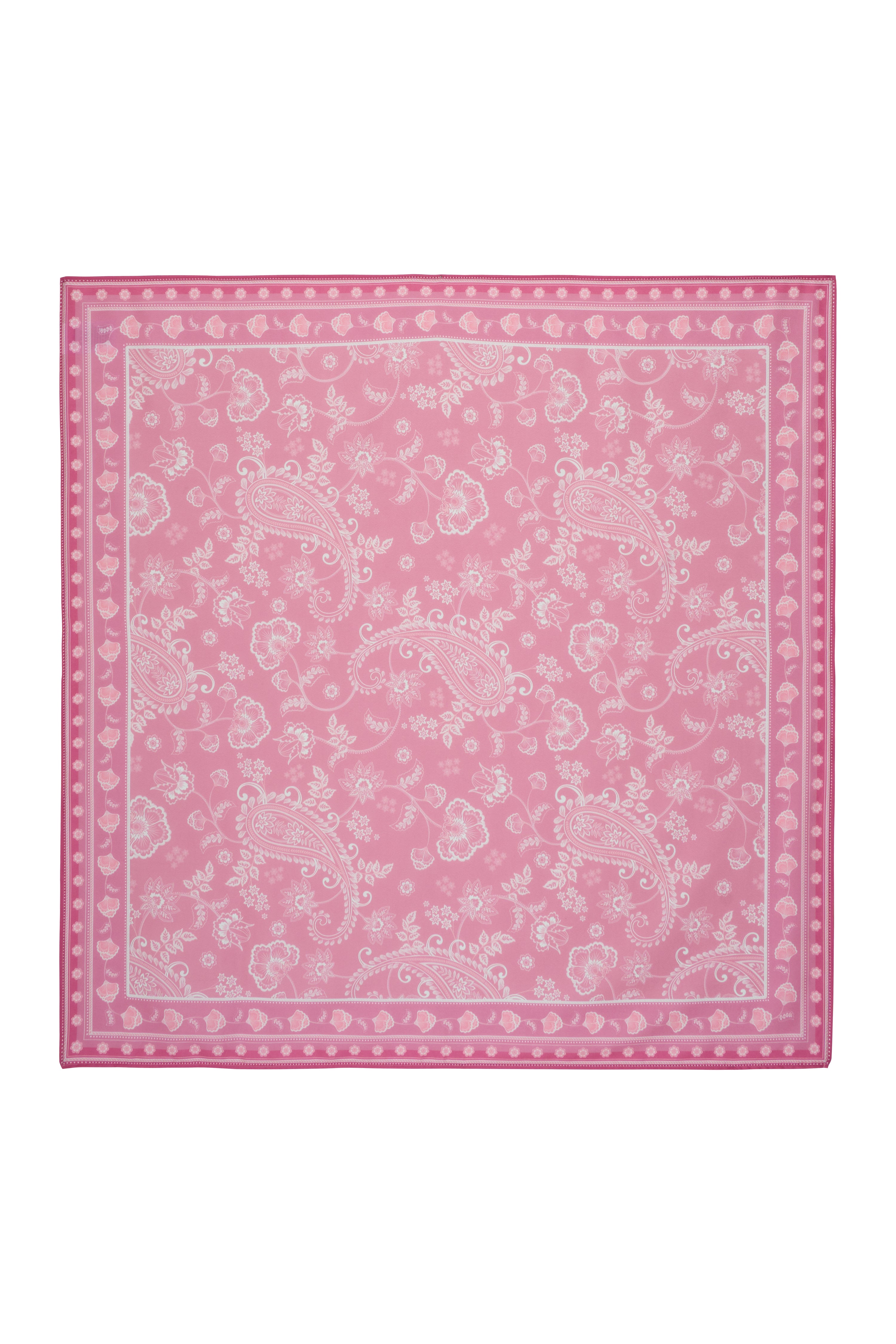 Pink Paisley Scarf