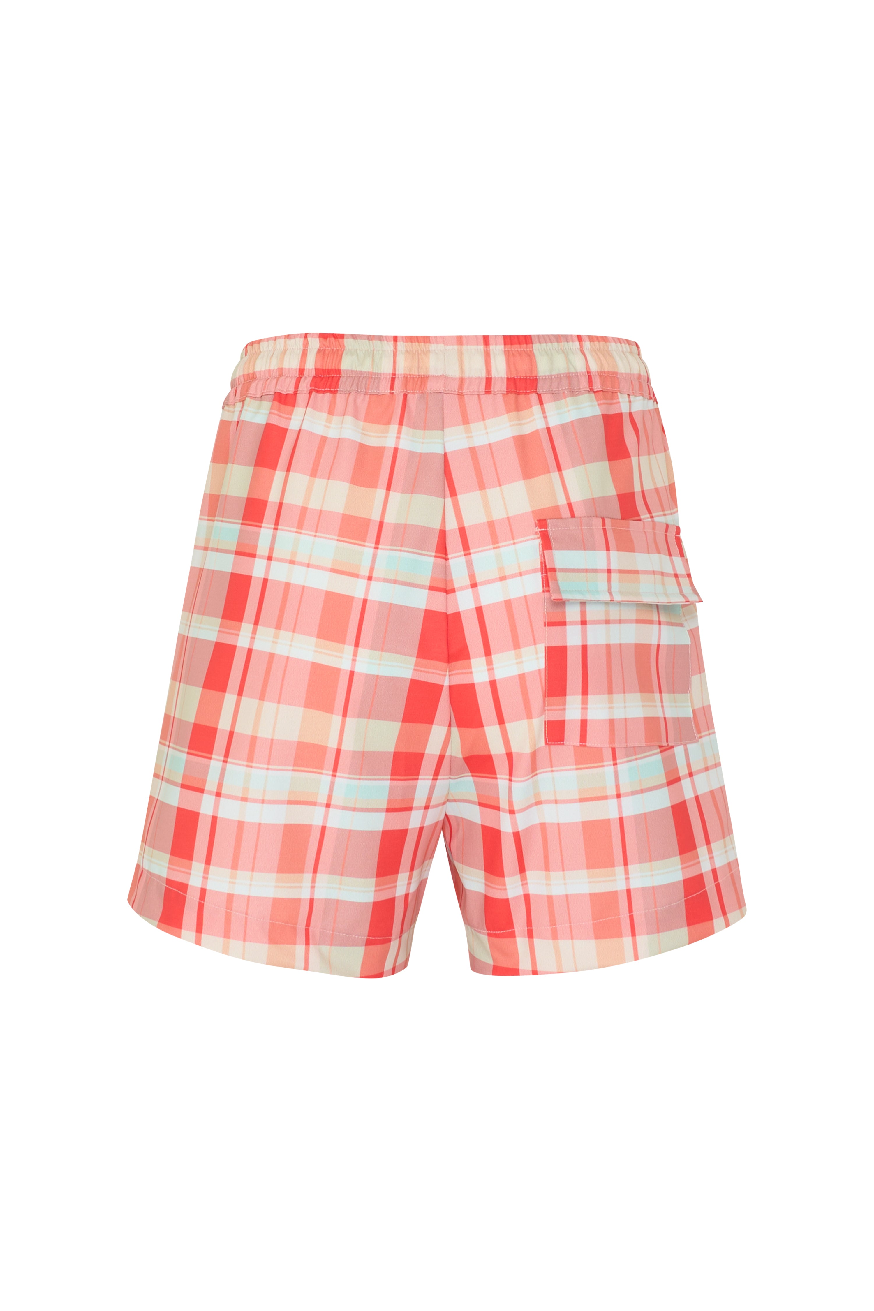 Plaid High Waisted Shorts