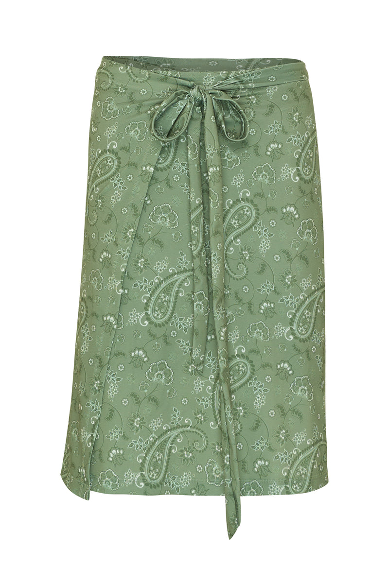 Sage Paisley Skort