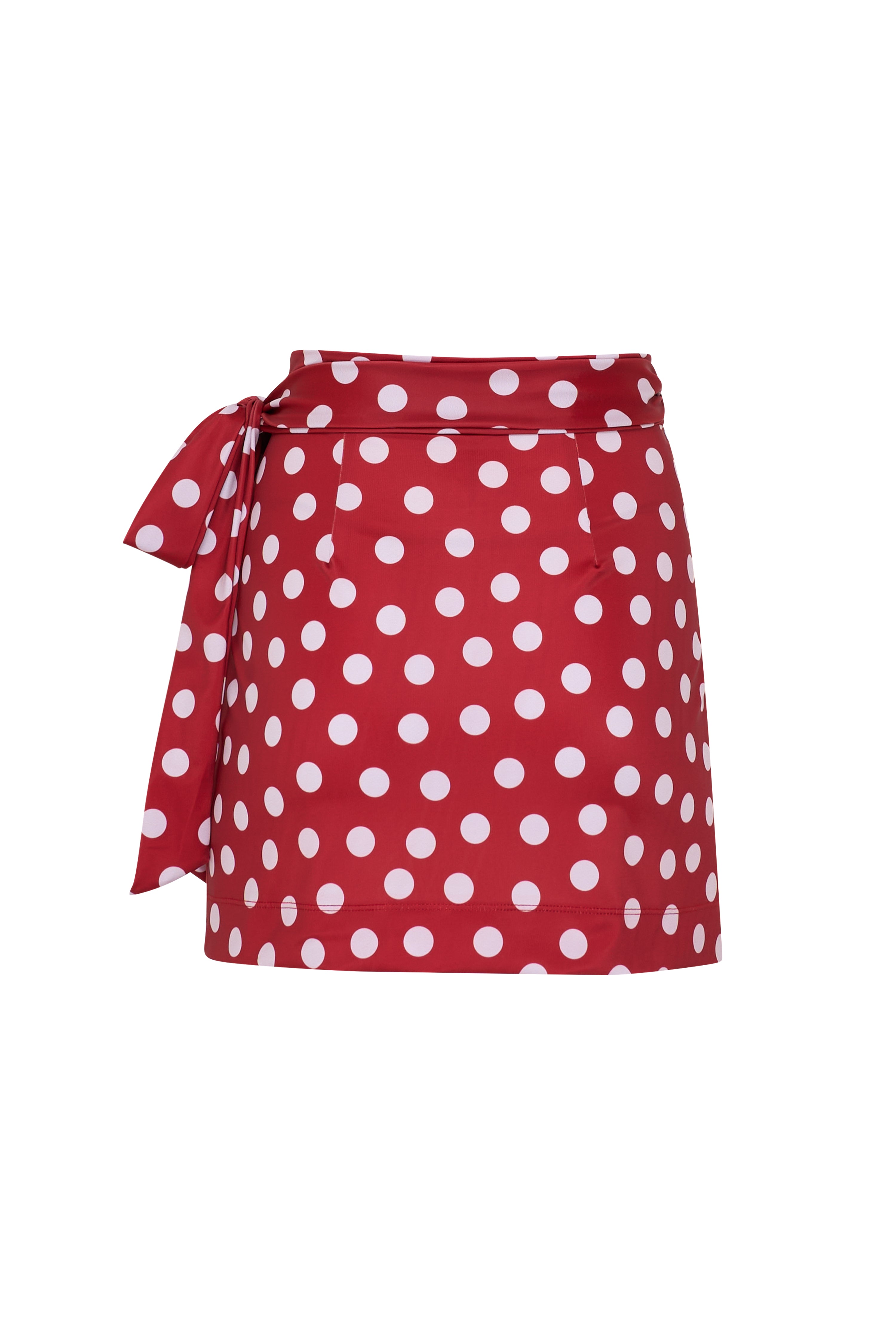 Red Polka Cabana Skirt