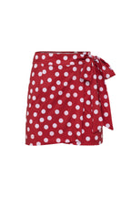 Red Polka Cabana Skirt