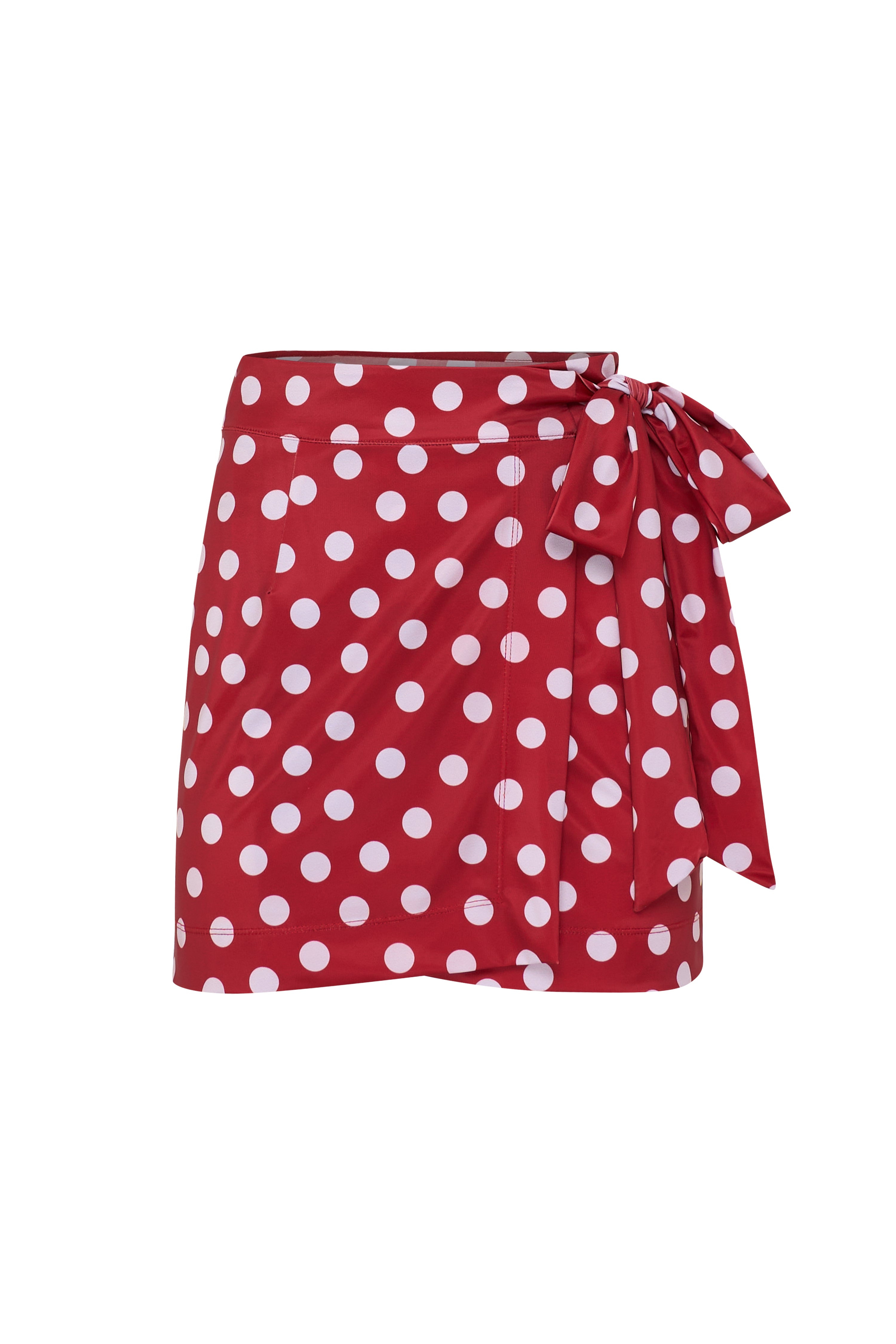 Red Polka Cabana Skirt