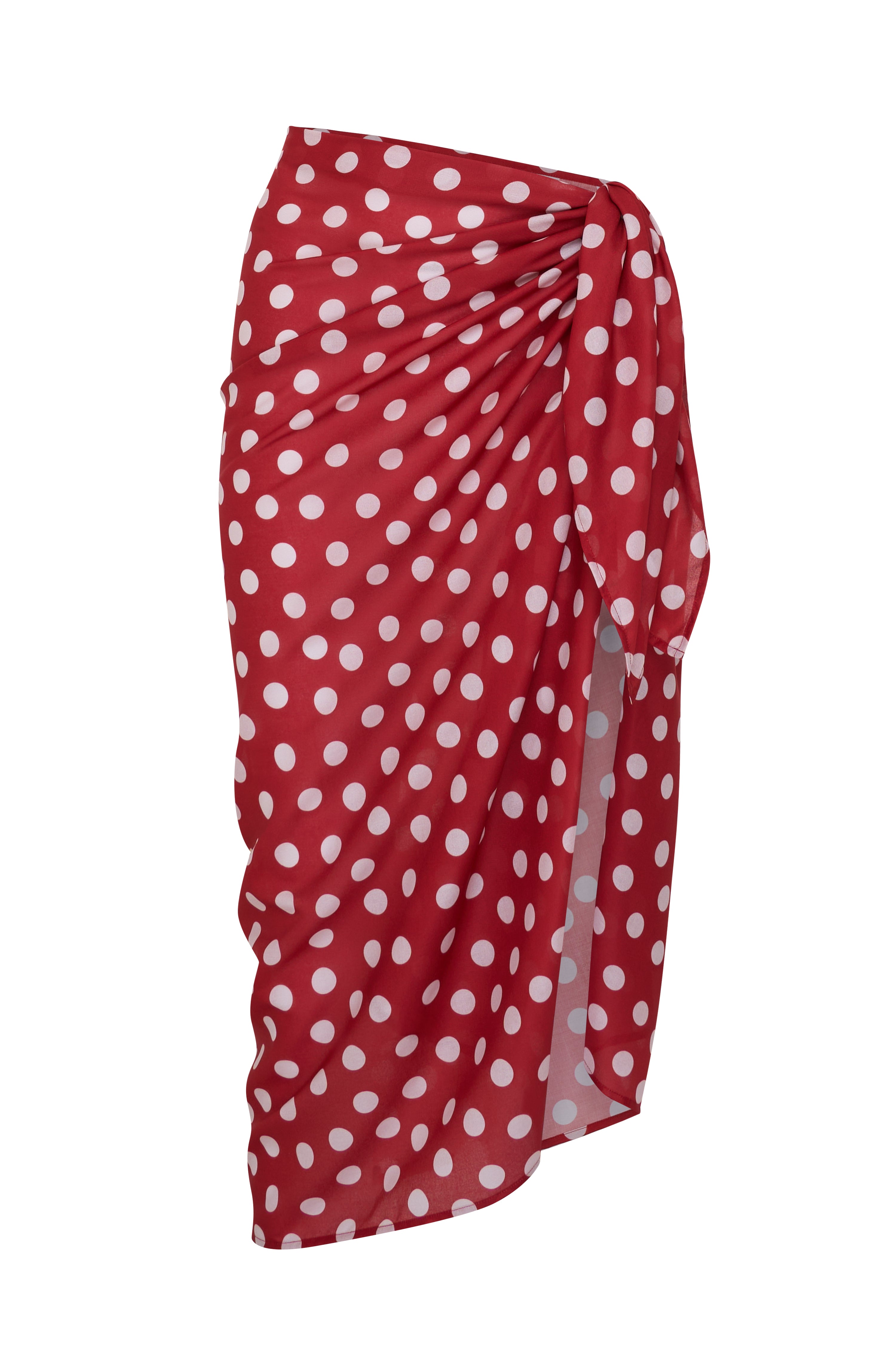 Red Polka Sarong