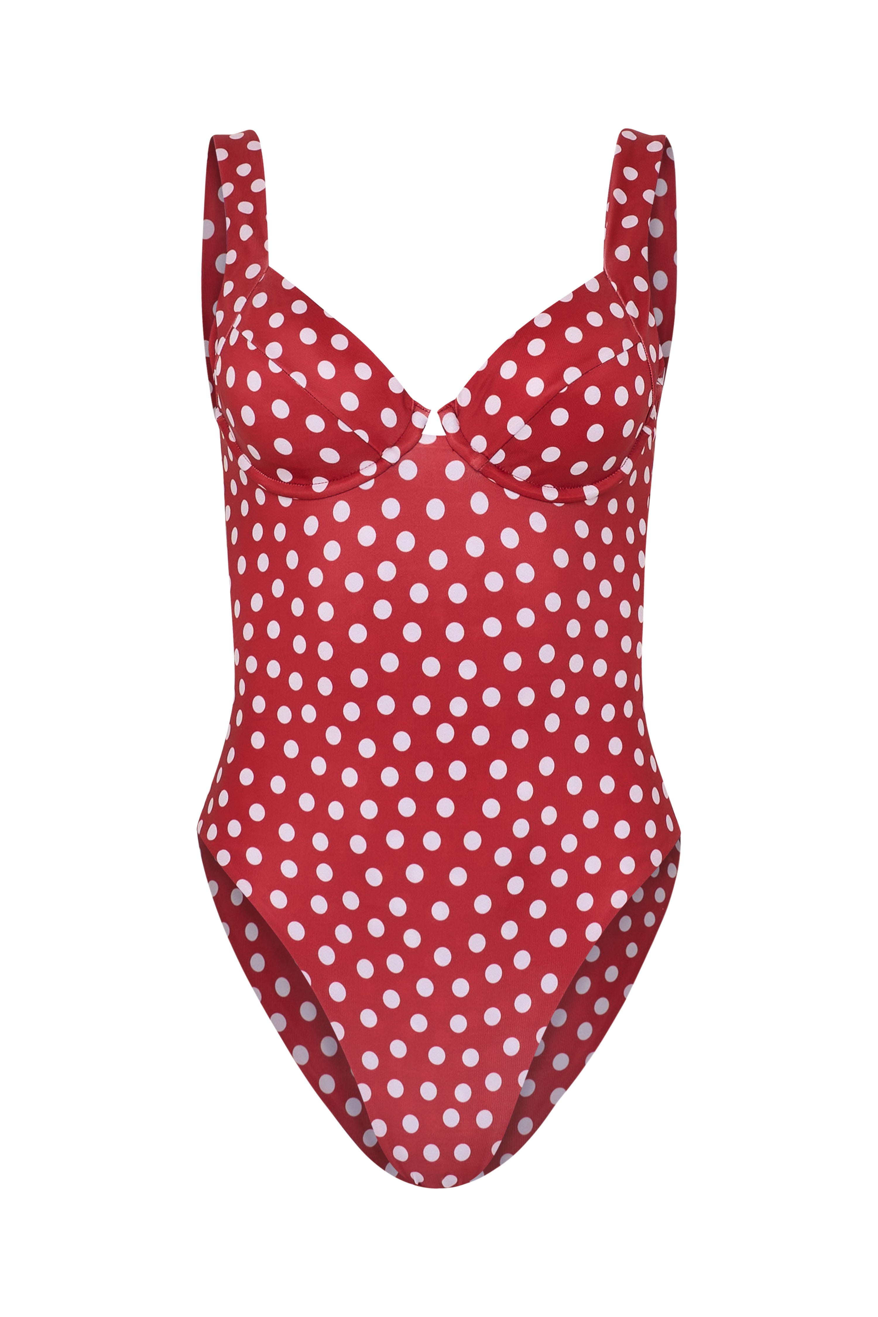 Red Polka Tula Swimsuit