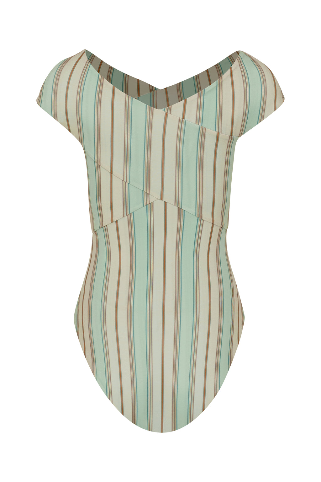 Capri Stripe Mod Swimsuit
